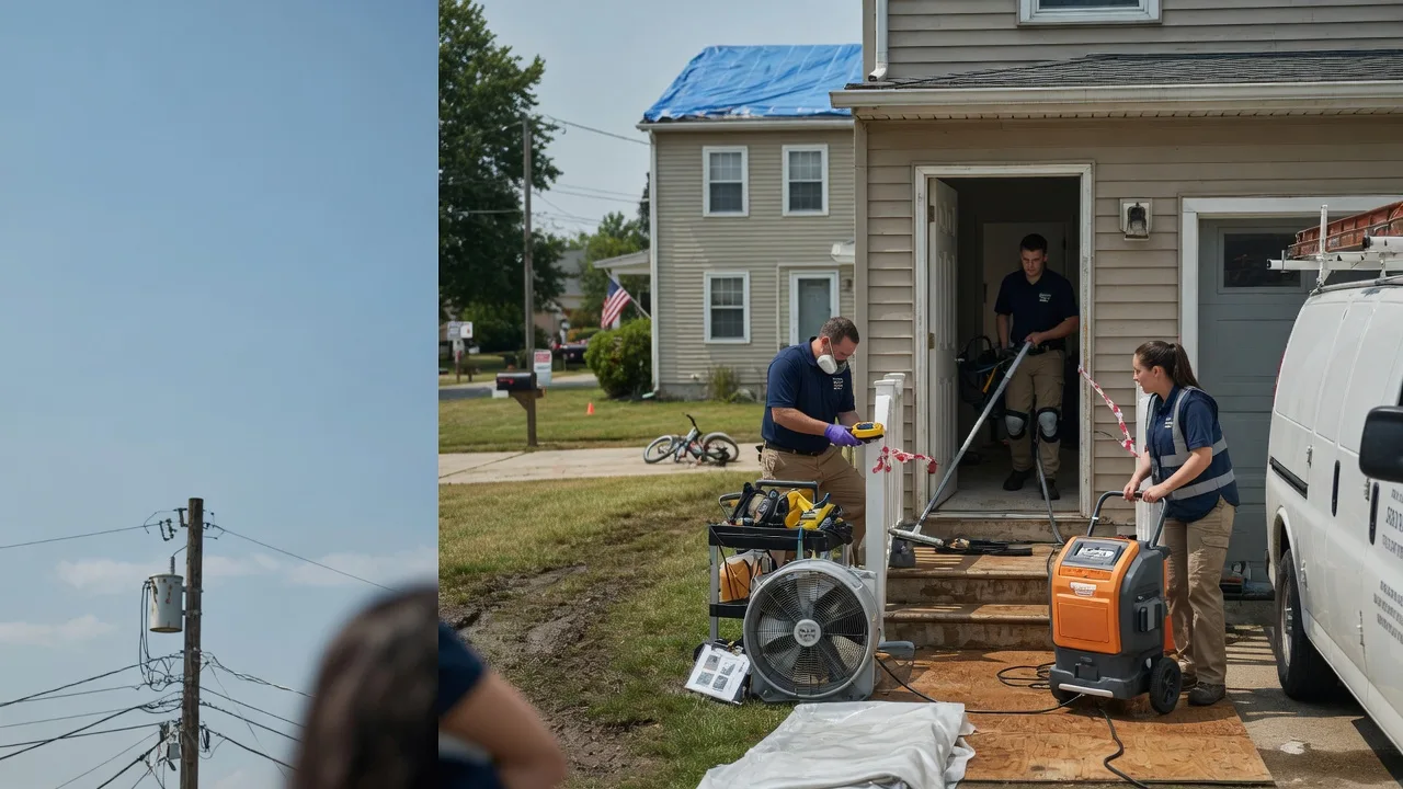 Water Damage Repair in Oakville, IN near me